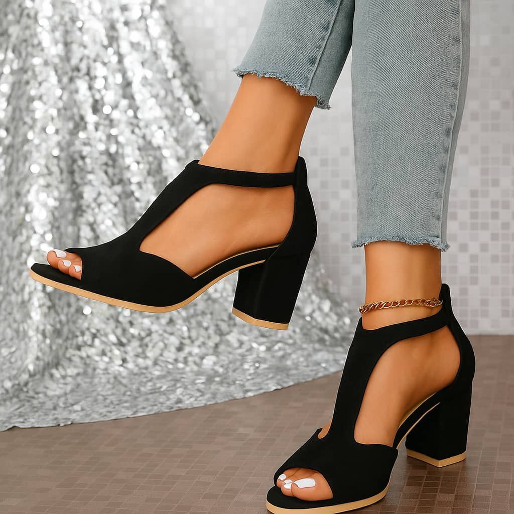 LUNIVELLE SQUARE HEELS